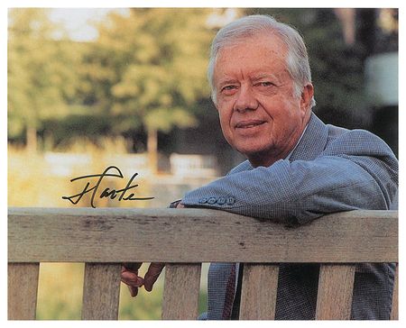 Lot #13 Jimmy and Rosalynn Carter Signed