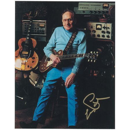 Lot #860 Les Paul Signed Photographs - Image 1