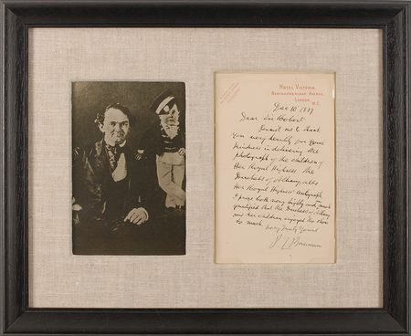 Lot #137 P. T. Barnum: “I…am much gratified that the Duchess of Albany and her children enjoyed the show so much” - Image 2