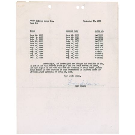 Lot #1005 Vina Delmar - Image 2