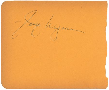 Lot #86 Ronald Reagan and Jane Wyman Signatures - Image 1