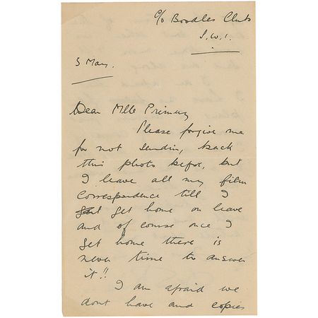Lot #1079 David Niven Handwritten Letter Signed - Image 1