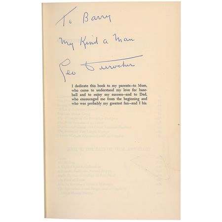Lot #1520 Leo Durocher - Image 1