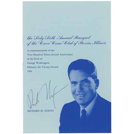 Lot #81 Richard Nixon Program - Image 1