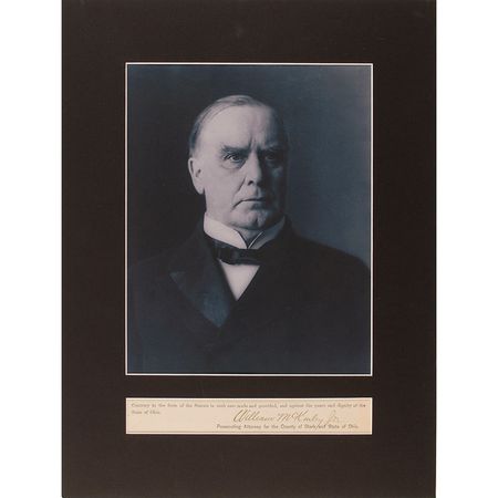 Lot #75 William McKinley Signature - Image 2