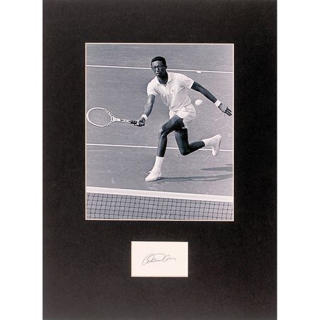 Lot #1569 Arthur Ashe Signature - Image 2