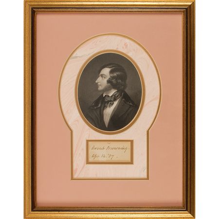 Lot #481 Robert Browning Signature - Image 2