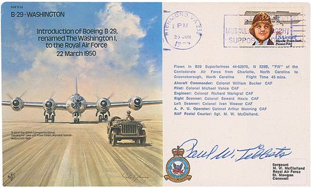 Lot #380 Paul Tibbets and Curtis LeMay Covers - Image 1