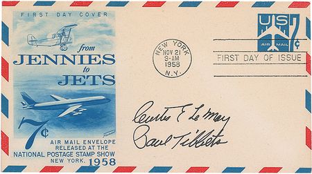 Lot #380 Paul Tibbets and Curtis LeMay Covers - Image 2