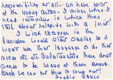 Lot #87 Nancy Reagan: “I cringe when I read interviews in which they talk about relaxing with a joint!” - Image 2