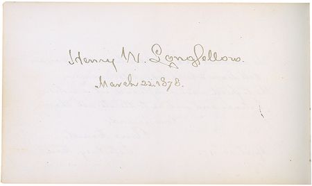 Lot #511 Fireside Poets Signatures - Image 3