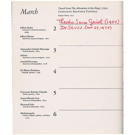 Lot #476 Autograph Book Birthday Date Book - Image 1