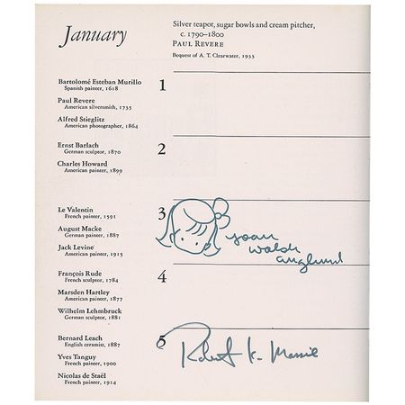Lot #476 Autograph Book Birthday Date Book - Image 2