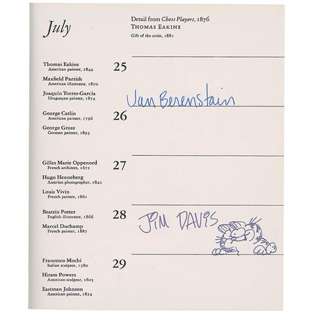 Lot #476 Autograph Book Birthday Date Book - Image 4