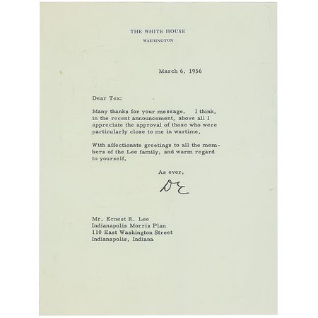 Lot #28 Dwight D. Eisenhower - Image 1