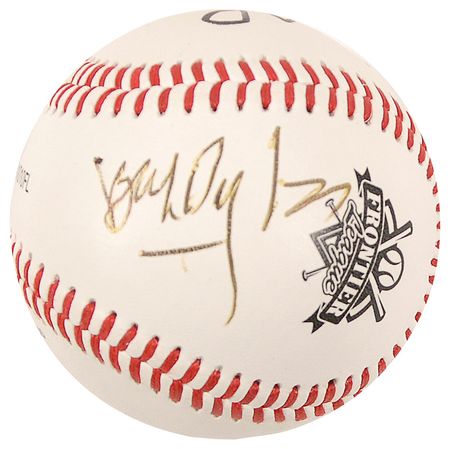 Lot #691 Bob Dylan: Dylan baseball from his minor league ballpark tour - Image 1
