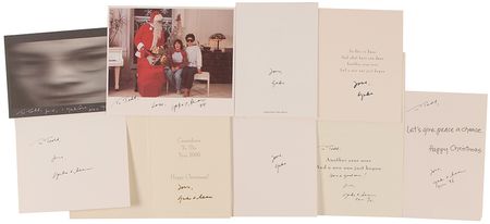 Lot #779 Yoko Ono Christmas Cards - Image 1