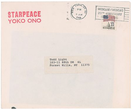 Lot #779 Yoko Ono Christmas Cards - Image 2