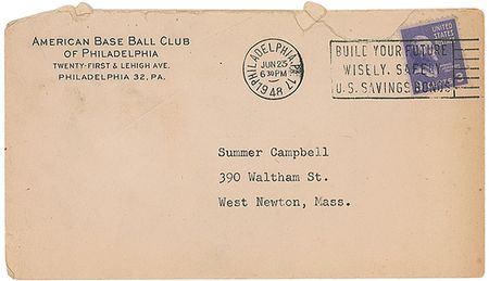 Lot #1458 Connie Mack Signature - Image 3