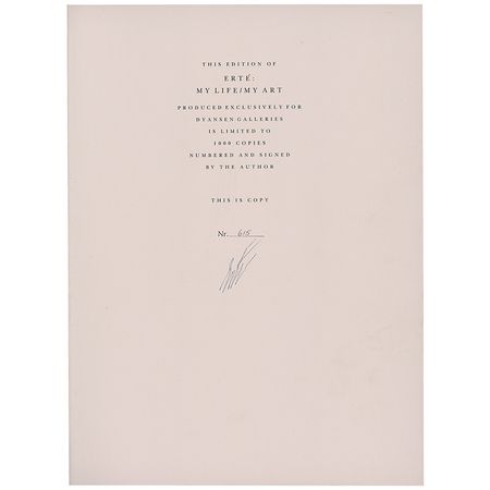 Lot #508 Erte Book - Image 1