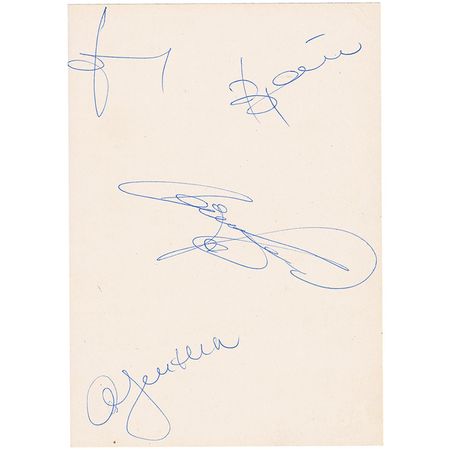 Lot #878 ABBA Signed Photograph - Image 1