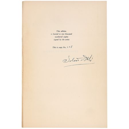 Lot #499 Salvador Dali Book - Image 1