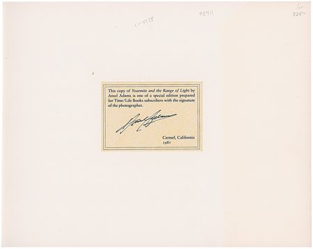 Lot #471 Ansel Adams Book - Image 1