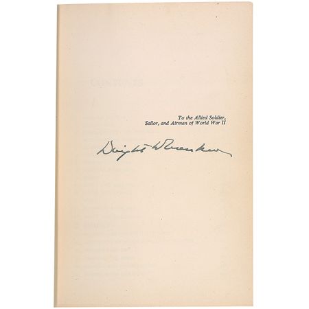 Lot #29 Dwight D. Eisenhower Book