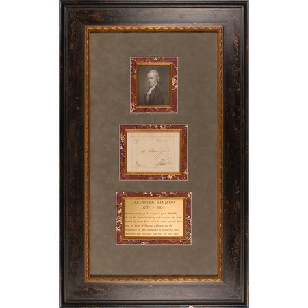Lot #218 Alexander Hamilton Free Frank - Image 2