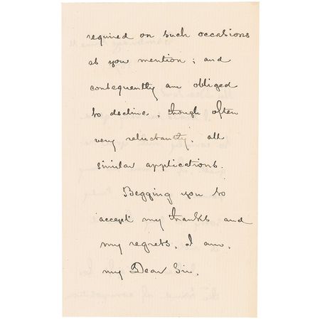 Lot #542 Henry Wadsworth Longfellow Handwritten Letter Signed - Image 2