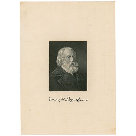 Lot #542 Henry Wadsworth Longfellow Handwritten Letter Signed - Image 4