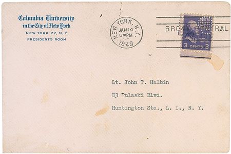 Lot #30 Dwight D. Eisenhower Letter and Insert - Image 3