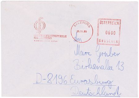 Lot #665 Herbert von Karajan Signed Photograph - Image 2