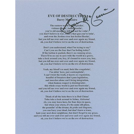 Lot #875 Barry McGuire - Image 2