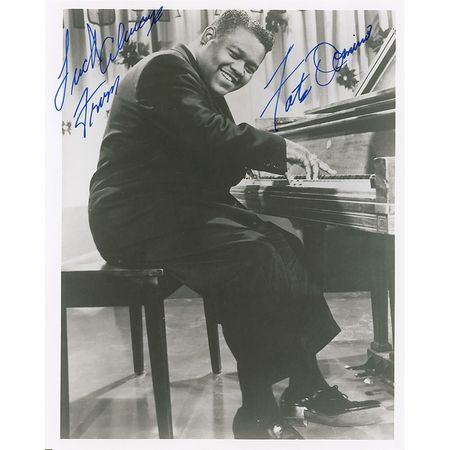 Lot #853 Fats Domino Signed Photographs - Image 2