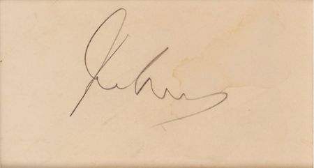 Lot #64 John F. Kennedy Signature - Image 1
