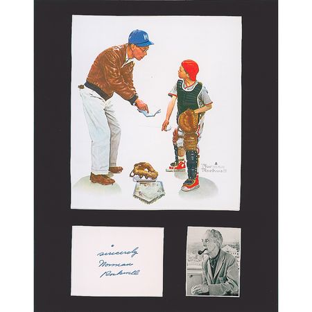 Lot #565 Norman Rockwell Signature - Image 2