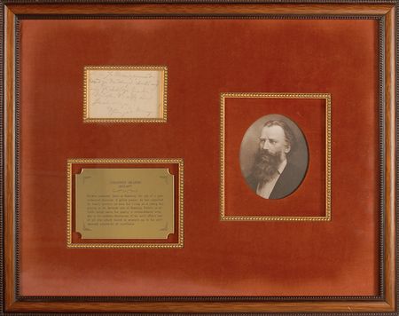 Lot #635 Johannes Brahms Signed Note - Image 2