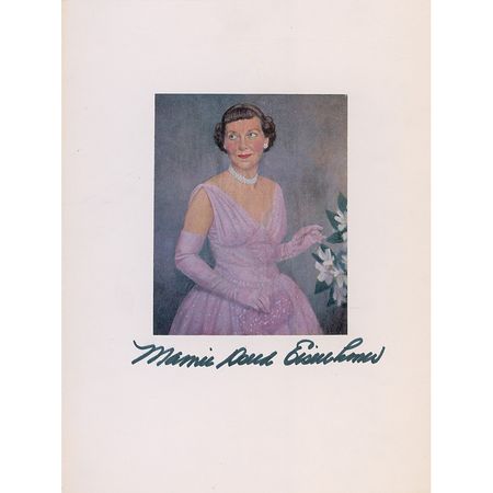 Lot #111 Bess Truman and Mamie Doud Eisenhower Signed Photographs - Image 1