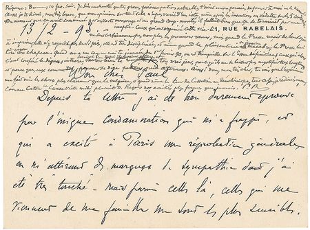 Lot #509 Gustave Eiffel: ?I have been badly hurt by the condemnation that has struck me, and which has aroused general disapproval from Paris? - Image 2
