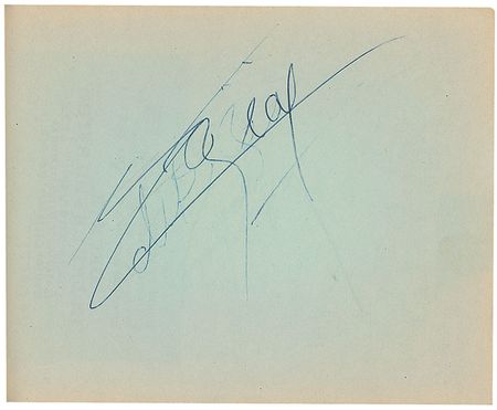 Lot #966 Actors and Actresses: Large vintage Hollywood collection of over 1300 signatures including Brando, Hepburn, Wayne, and an early Garland - Image 25