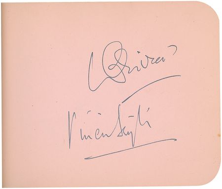 Lot #966 Actors and Actresses: Large vintage Hollywood collection of over 1300 signatures including Brando, Hepburn, Wayne, and an early Garland - Image 28