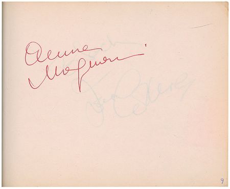 Lot #966 Actors and Actresses: Large vintage Hollywood collection of over 1300 signatures including Brando, Hepburn, Wayne, and an early Garland - Image 37