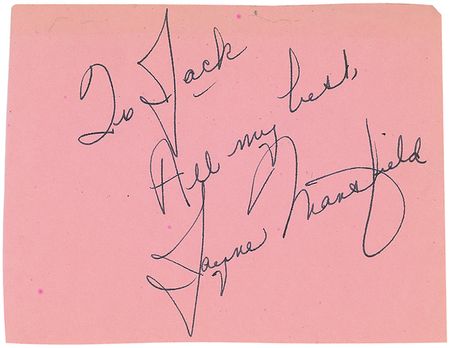 Lot #966 Actors and Actresses: Large vintage Hollywood collection of over 1300 signatures including Brando, Hepburn, Wayne, and an early Garland - Image 4