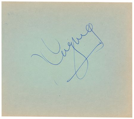 Lot #966 Actors and Actresses: Large vintage Hollywood collection of over 1300 signatures including Brando, Hepburn, Wayne, and an early Garland - Image 46