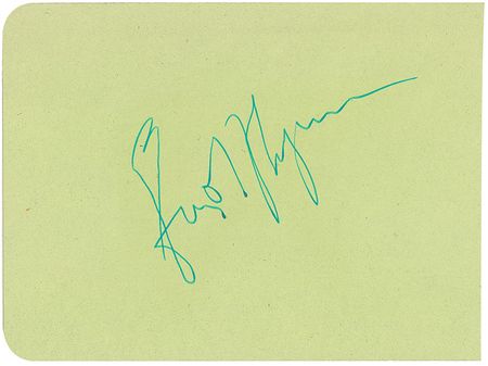 Lot #966 Actors and Actresses: Large vintage Hollywood collection of over 1300 signatures including Brando, Hepburn, Wayne, and an early Garland - Image 47