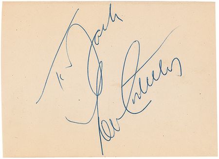 Lot #966 Actors and Actresses: Large vintage Hollywood collection of over 1300 signatures including Brando, Hepburn, Wayne, and an early Garland - Image 7