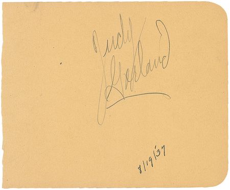 Lot #966 Actors and Actresses: Large vintage Hollywood collection of over 1300 signatures including Brando, Hepburn, Wayne, and an early Garland - Image 8