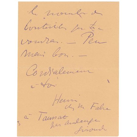 Lot #589 Henri de Toulouse-Lautrec: Lautrec begins his dark downward spiral into drink: 