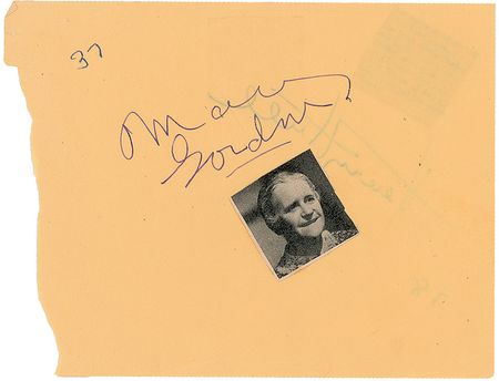 Lot #1015 Mary Gordon and Henry Hull Signature - Image 1